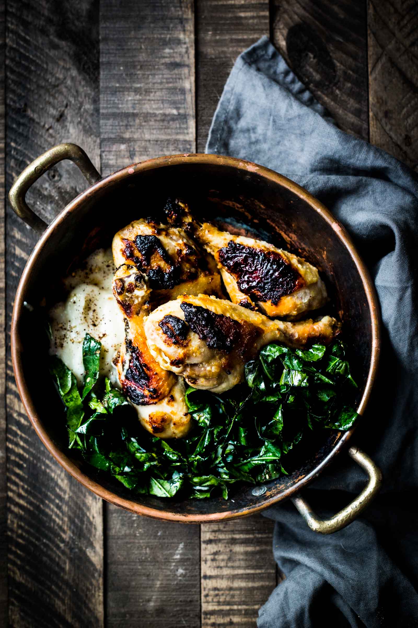 Miso Chicken with Cauliflower Mash Dishing Up the Dirt