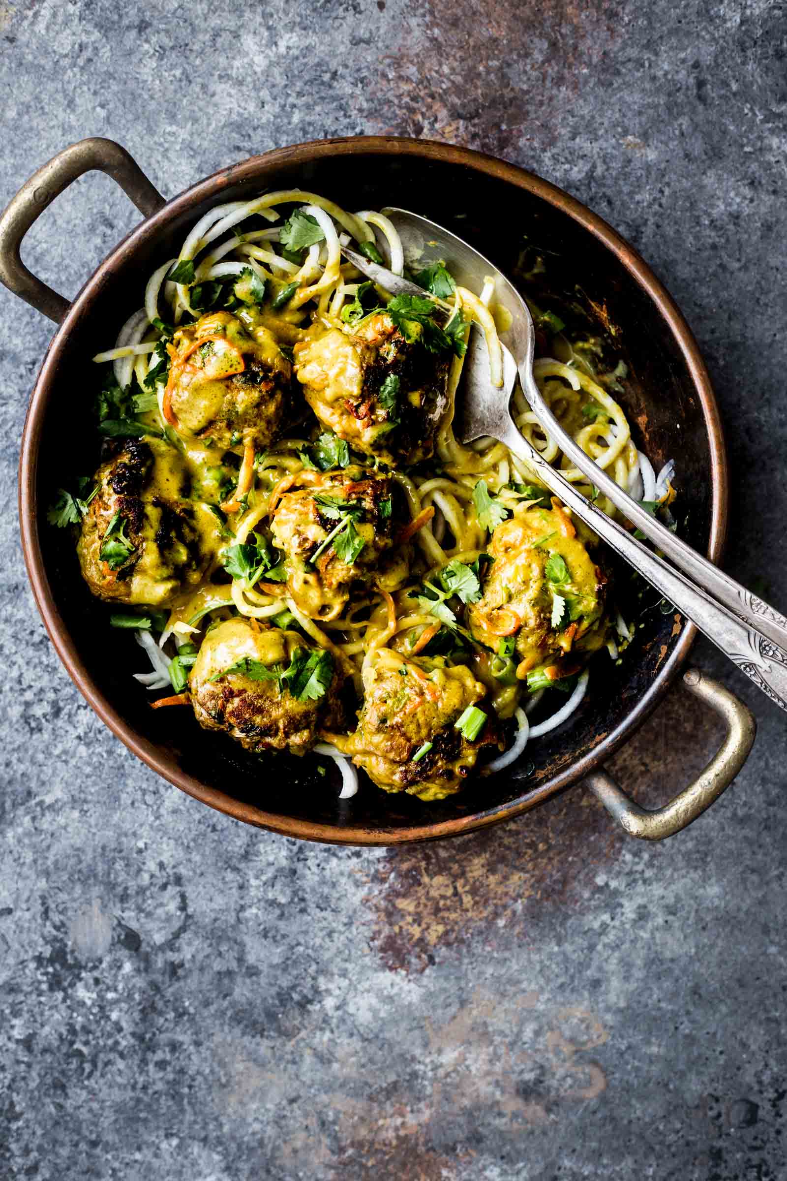 Coconut Curry Pork Meatballs Dishing Up the Dirt