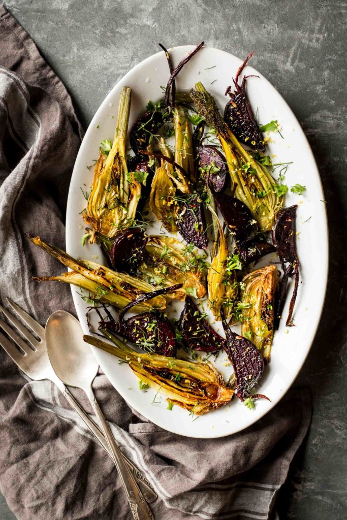 Roasted Fennel & Beets - Dishing Up the Dirt