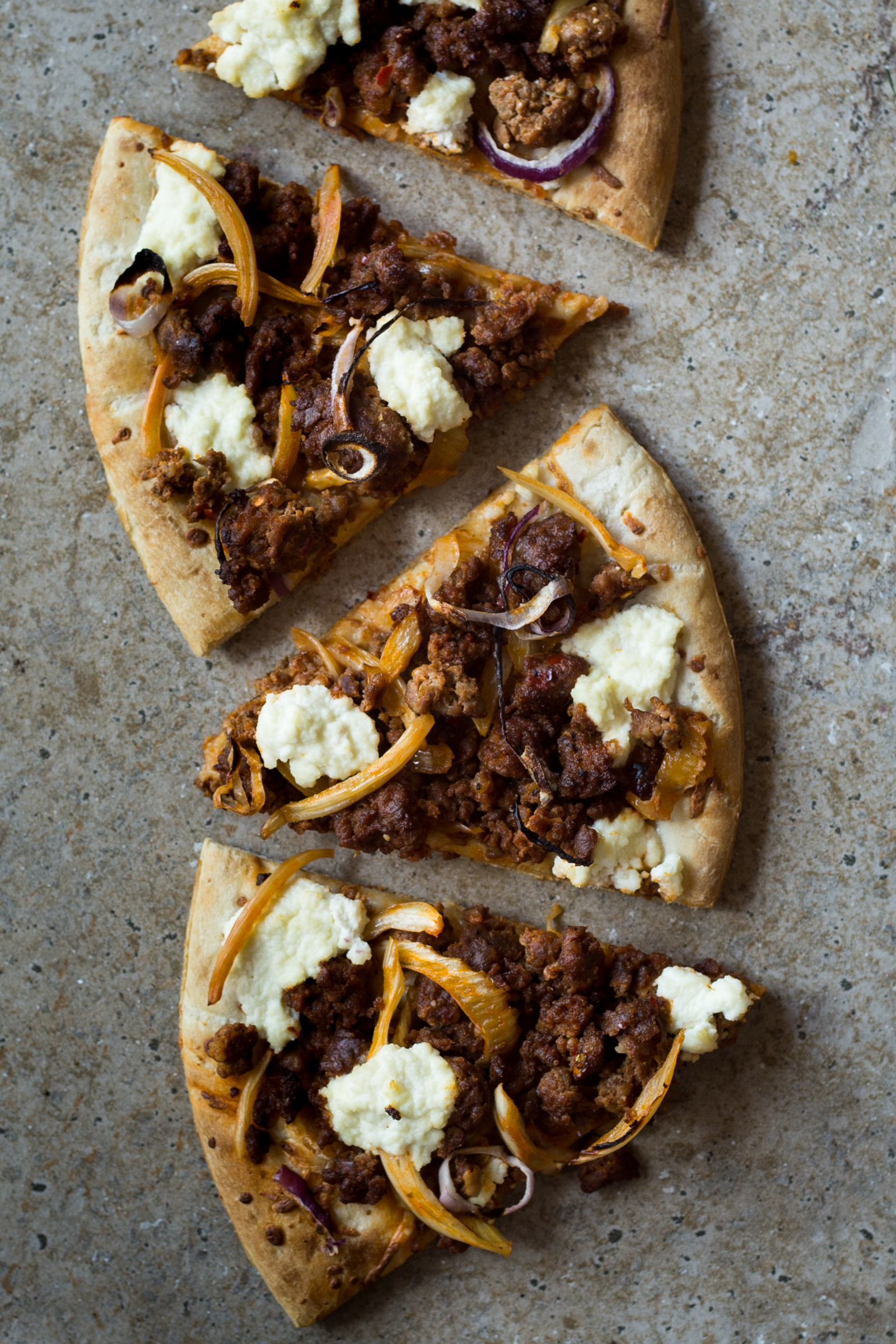 Grilled Sausage and Fennel Pizza