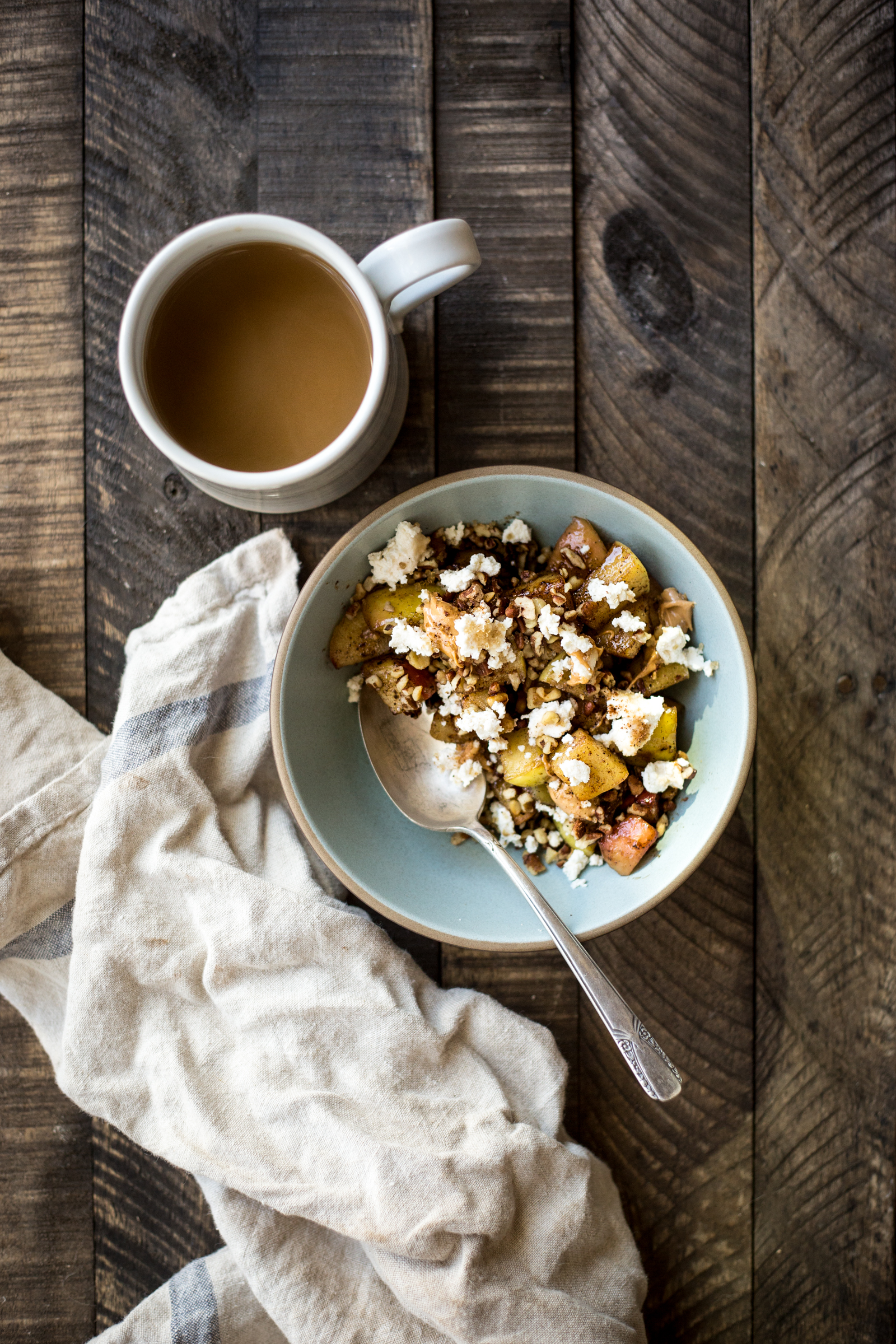 Maple Glazed Breakfast Apples - Dishing Up the Dirt