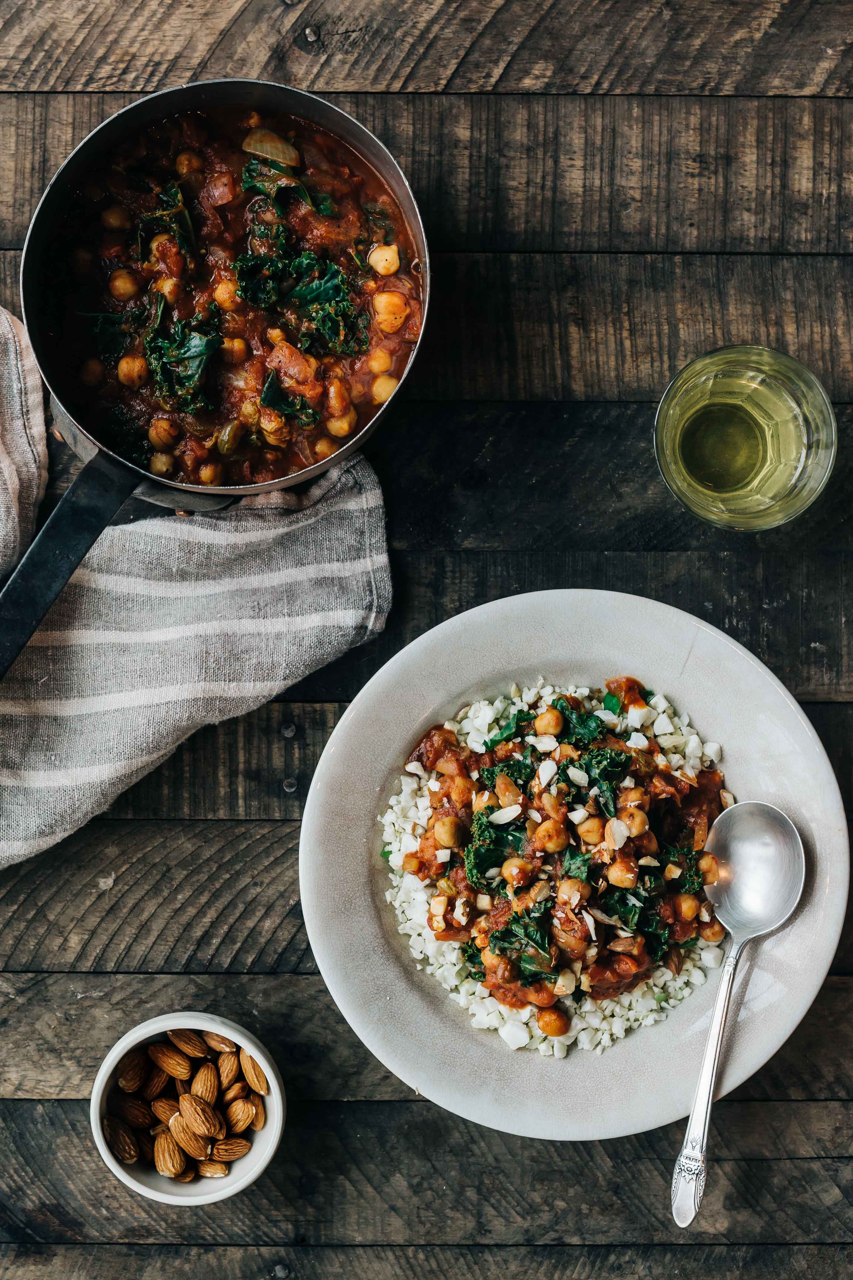 Moroccan Spiced Chickpea Kale Stew Dishing Up The Dirt