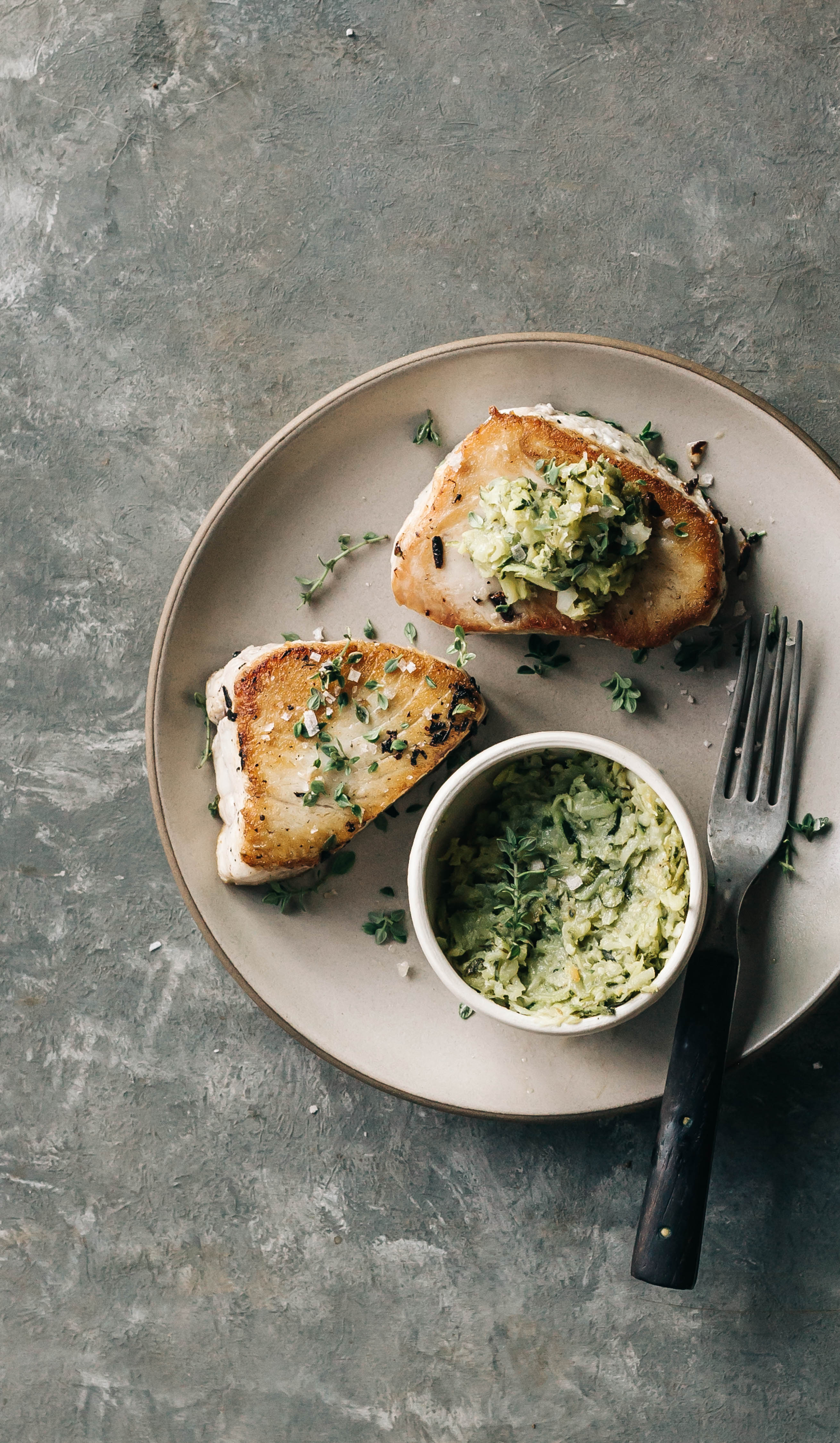 Tuna Steaks with Zucchini Butter Dishing Up the Dirt